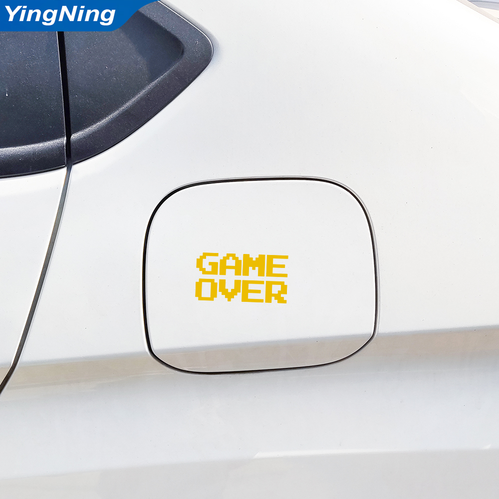 Reflective Game Over Car Decal - Retro Gaming Laptop ulasan dan harga