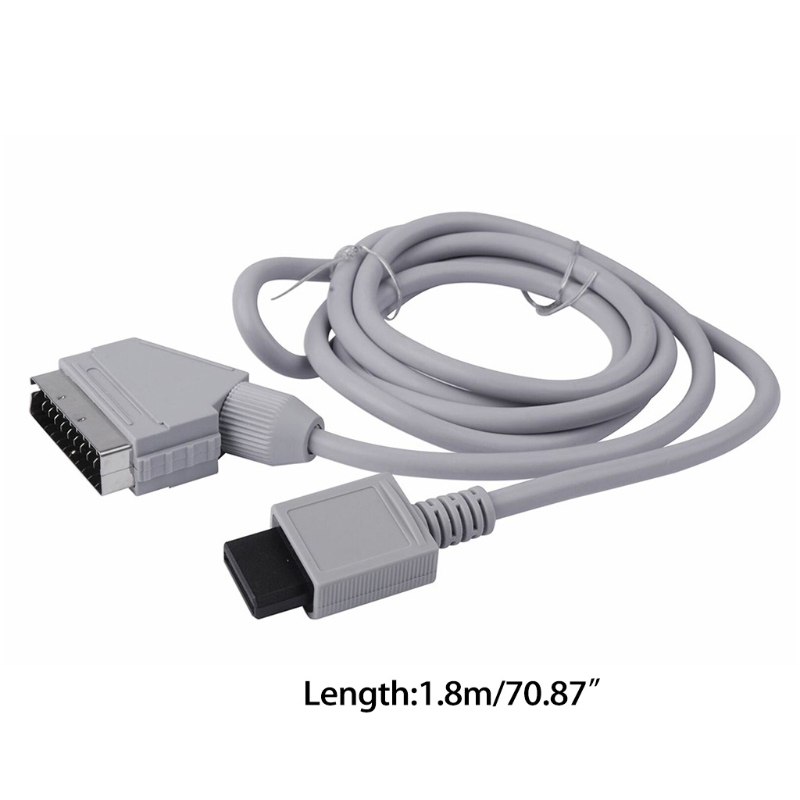 1.8m RGB Scart Video TV AV Cab - Retro Gaming Cables ulasan dan harga