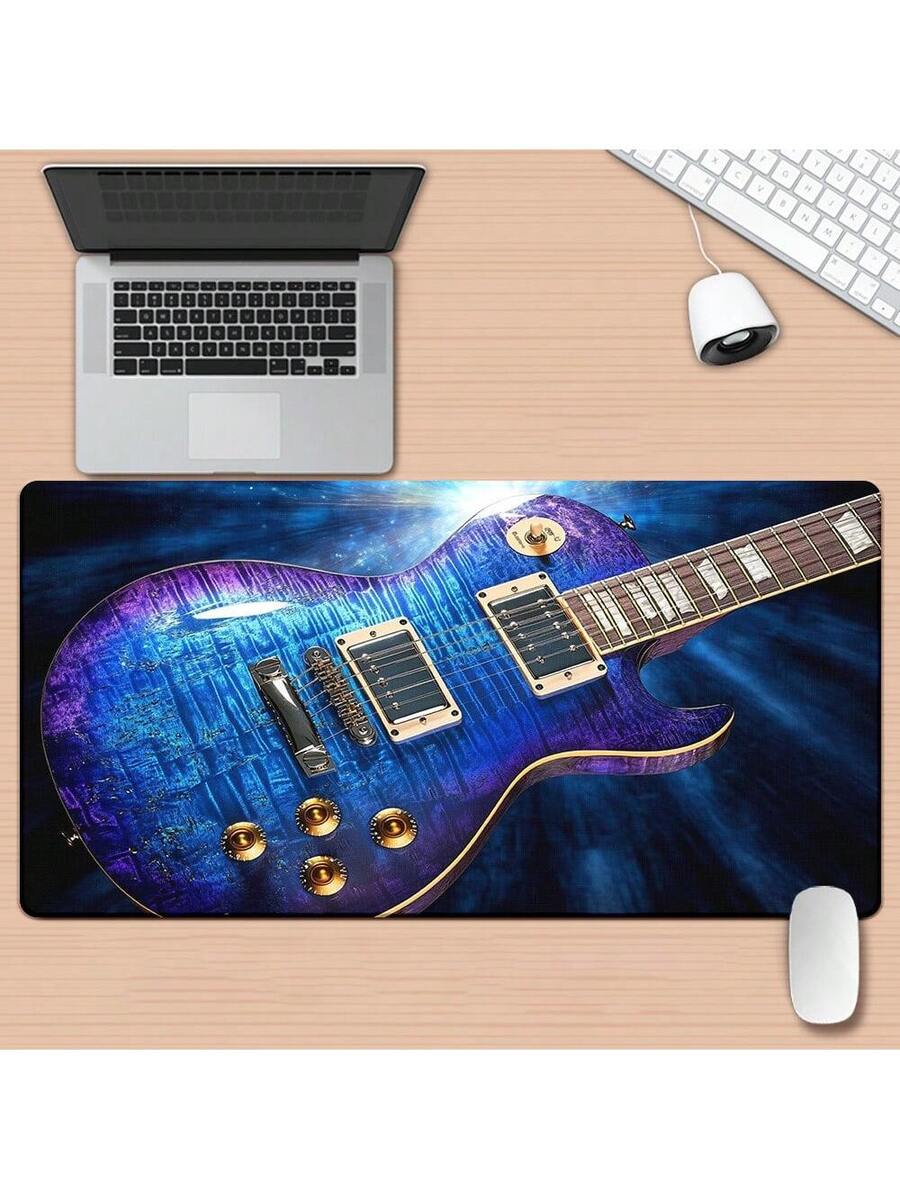 Retro Blue Guitar Design Mouse - Retro Gaming Laptop ulasan dan harga