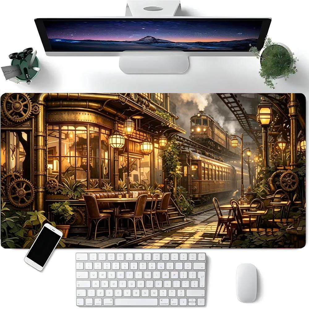 Retro Industrial Train Station - Retro Gaming Laptop ulasan dan harga