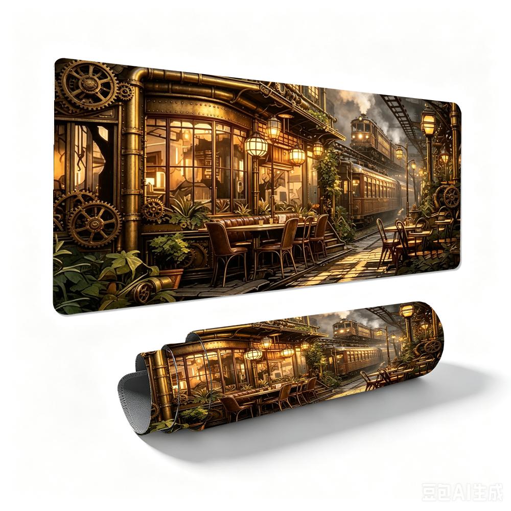 Retro Industrial Train Station - Retro Gaming Laptop ulasan dan harga