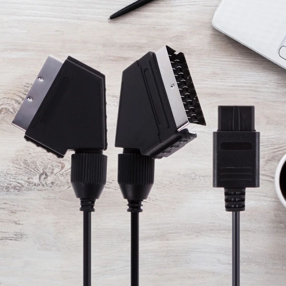 1.8m RGB Video AV A/V TV Scart - Retro Gaming Cables ulasan dan harga