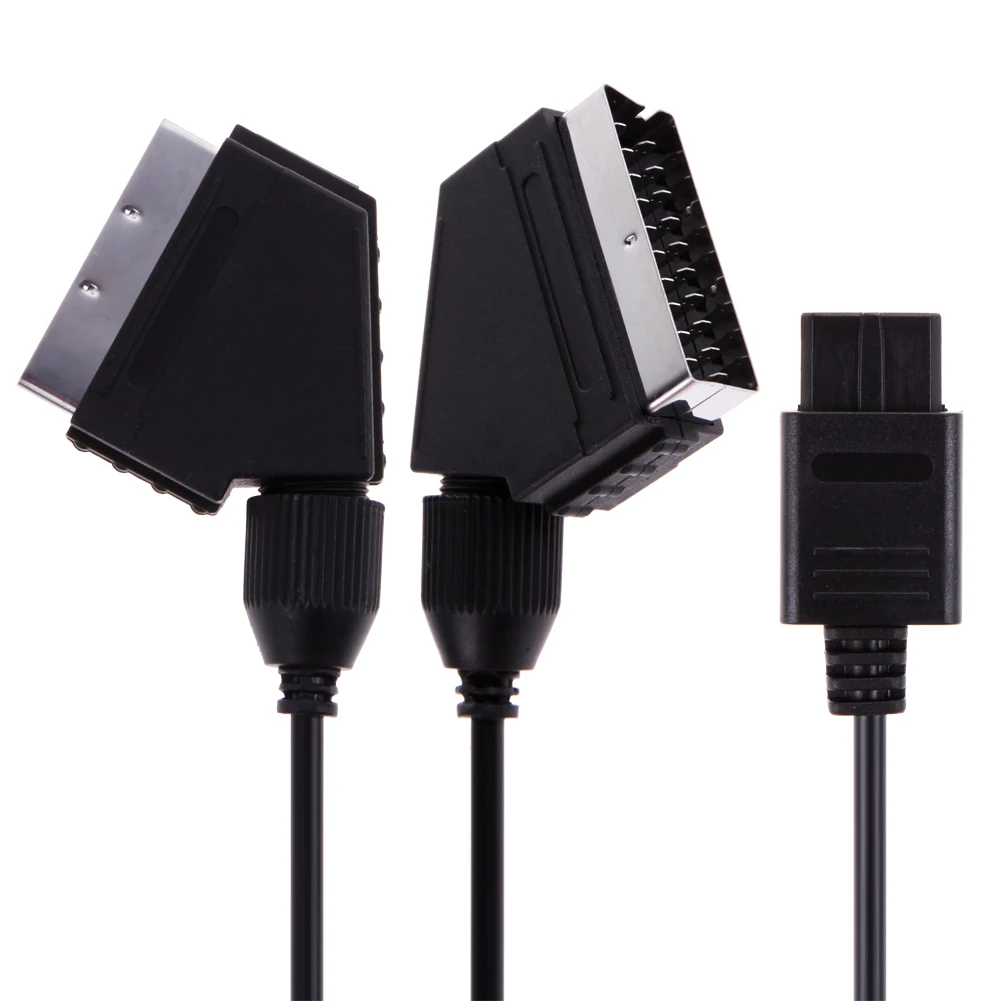 1.8m RGB Video AV A/V TV Scart - Retro Gaming Cables ulasan dan harga
