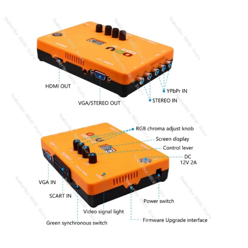 ODV GBS-C AIO RGBS YPbPr RGBHV - Retro Gaming Us ulasan dan harga