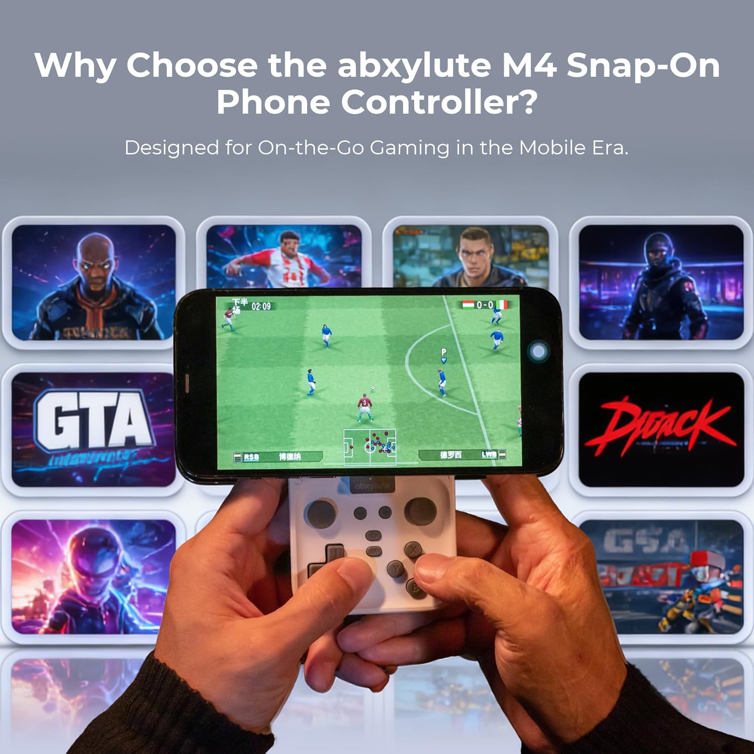 M4 Snap-On Mobile Gaming Contr - Retro Gaming Phone ulasan dan harga