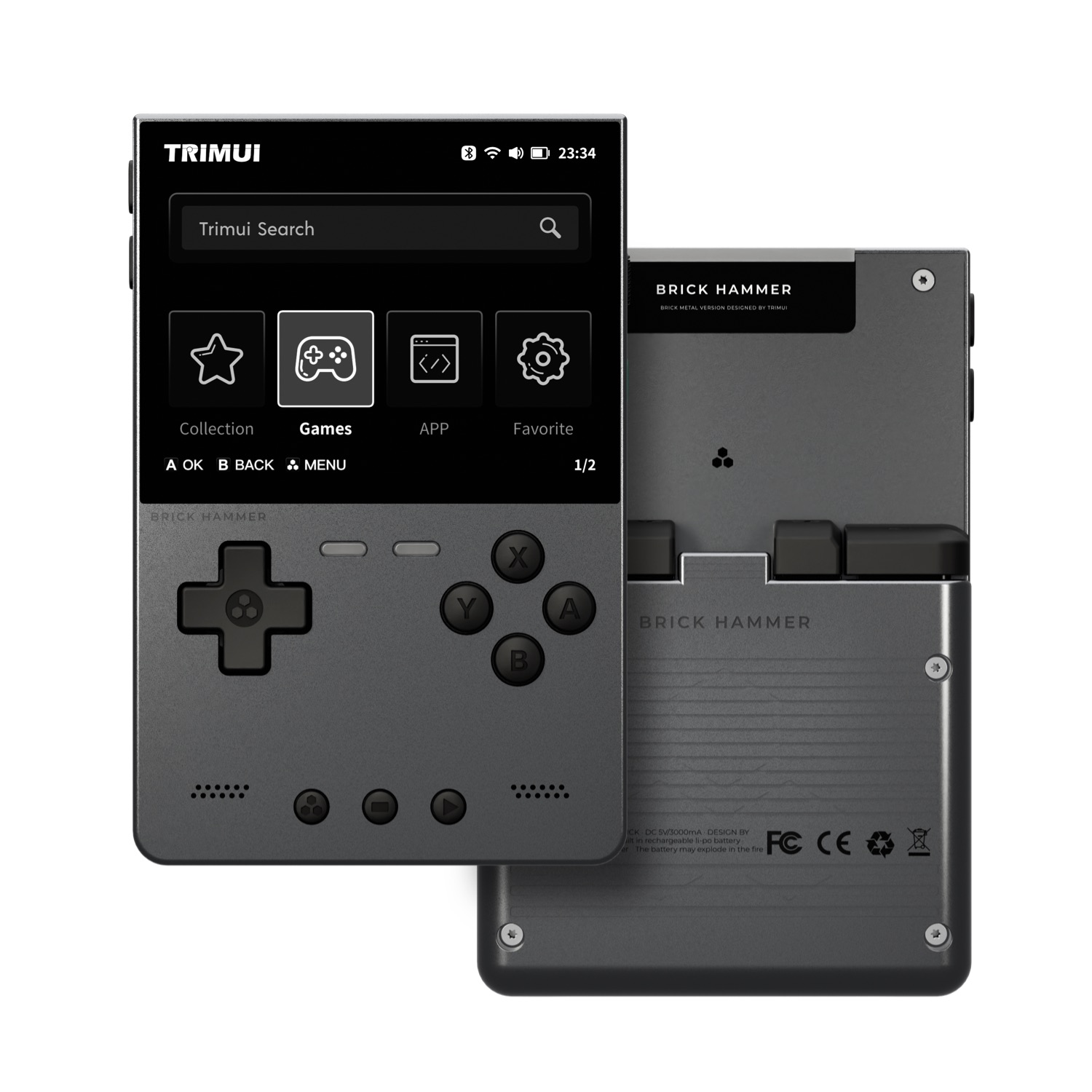 TRIMUI BRICK HAMMER Retro Hand - Retro Gaming Phone ulasan dan harga