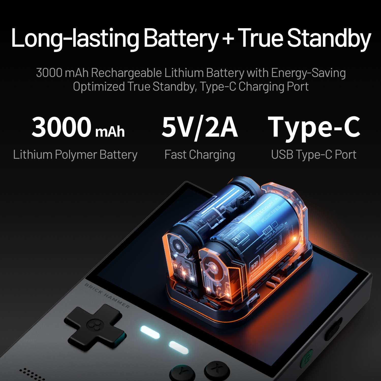 TRIMUI BRICK HAMMER Retro Hand - Retro Gaming Phone ulasan dan harga