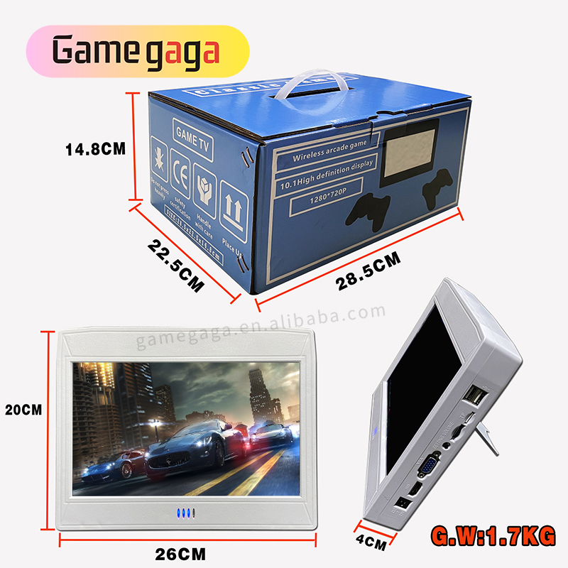 L Video Game Console 10 Inch S - Retro Gaming Arcade Console ulasan dan harga