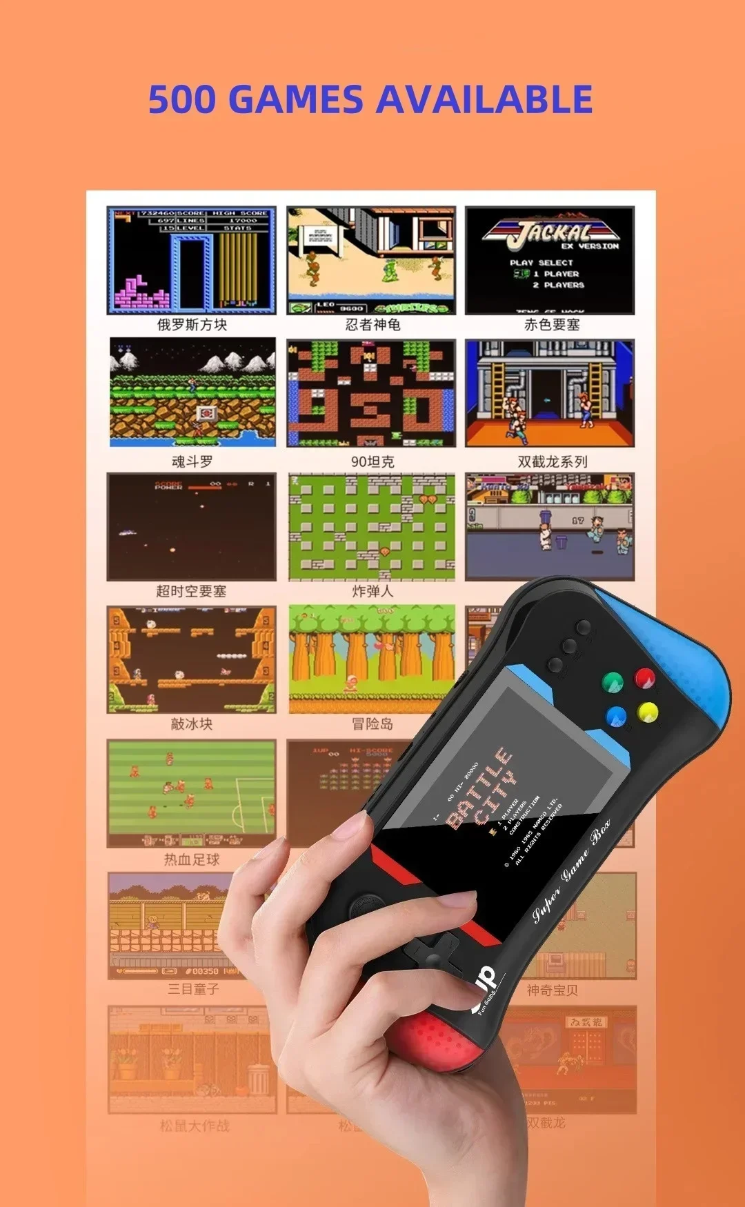 Children's Game Console Palm R - Retro Handheld Console ulasan dan harga