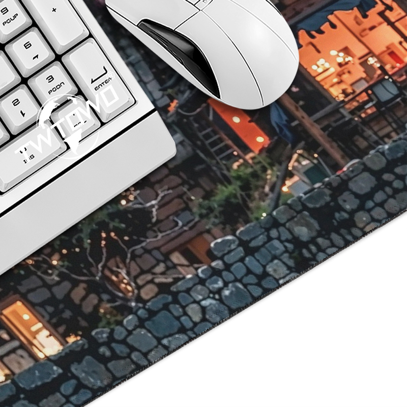 Retro Buildings Mouse Pad Game - Retro Gaming Laptop ulasan dan harga